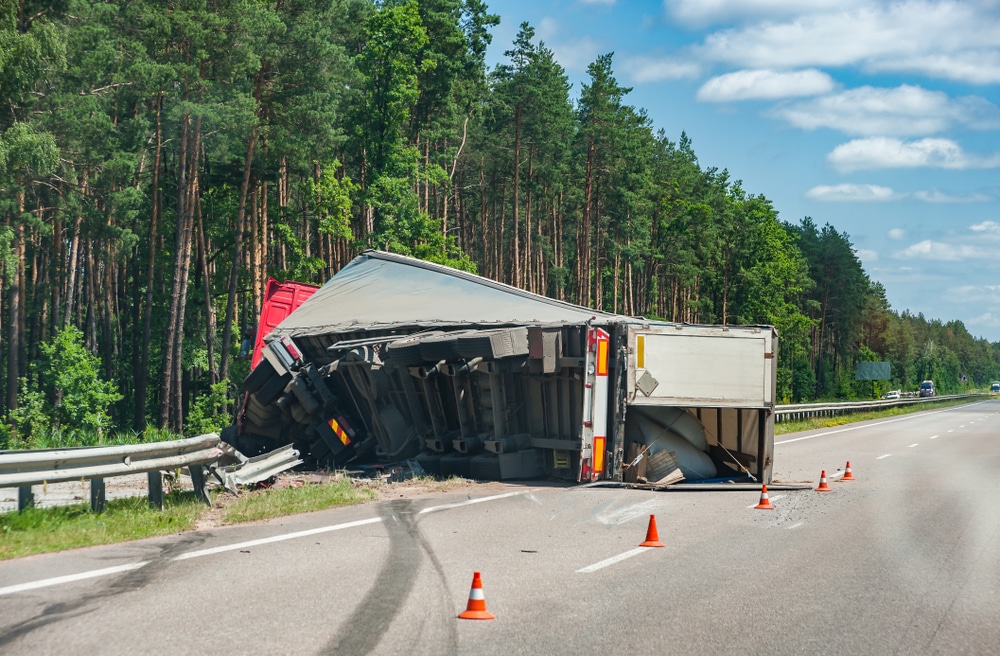 truck rollover